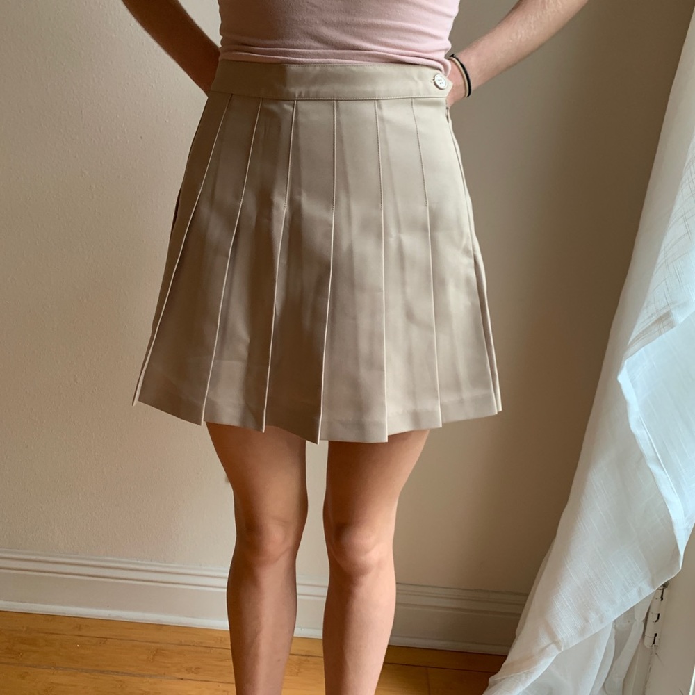 Tan American apparel tennis skirt size Medium